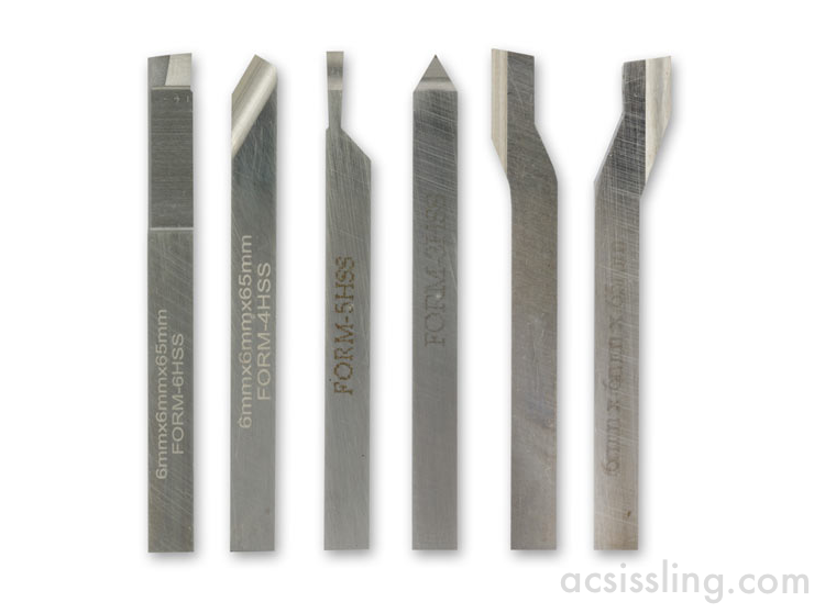 Proxxon 6-Piece Lathe Cutting Tool Set 6 x 6mm   502016 / 24524 