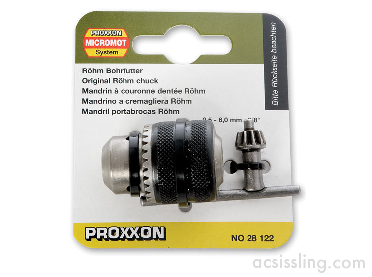 Proxxon ROHM Drill Chuck for TBM Bench Drill    702061 / 28122 