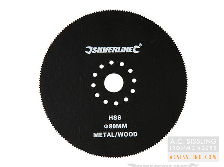 Silverline High Speed Steel Circular Cutting Blade 80mm    156711 