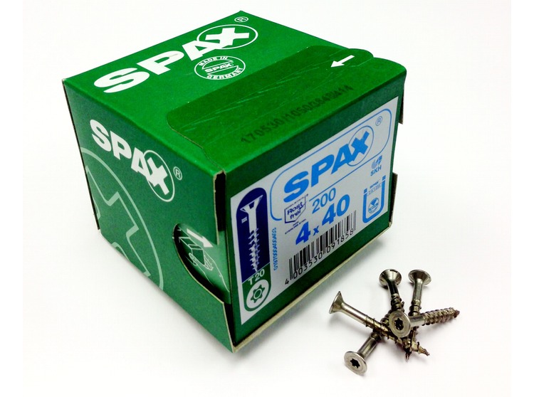 SPAX Countesunk Stainless Steel TORX 