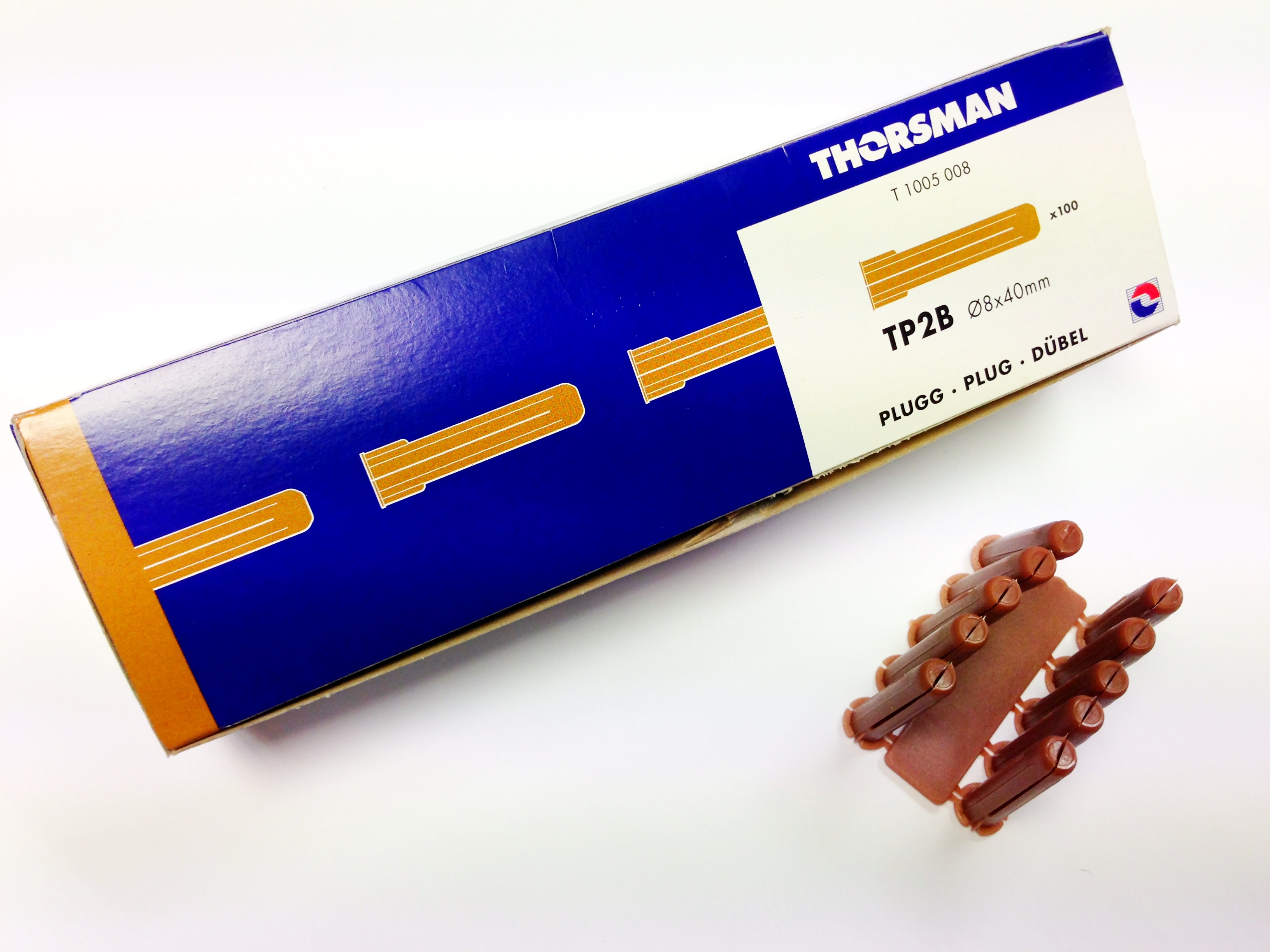 THORSMAN TP2B Brown Wall Plug AC Sissling