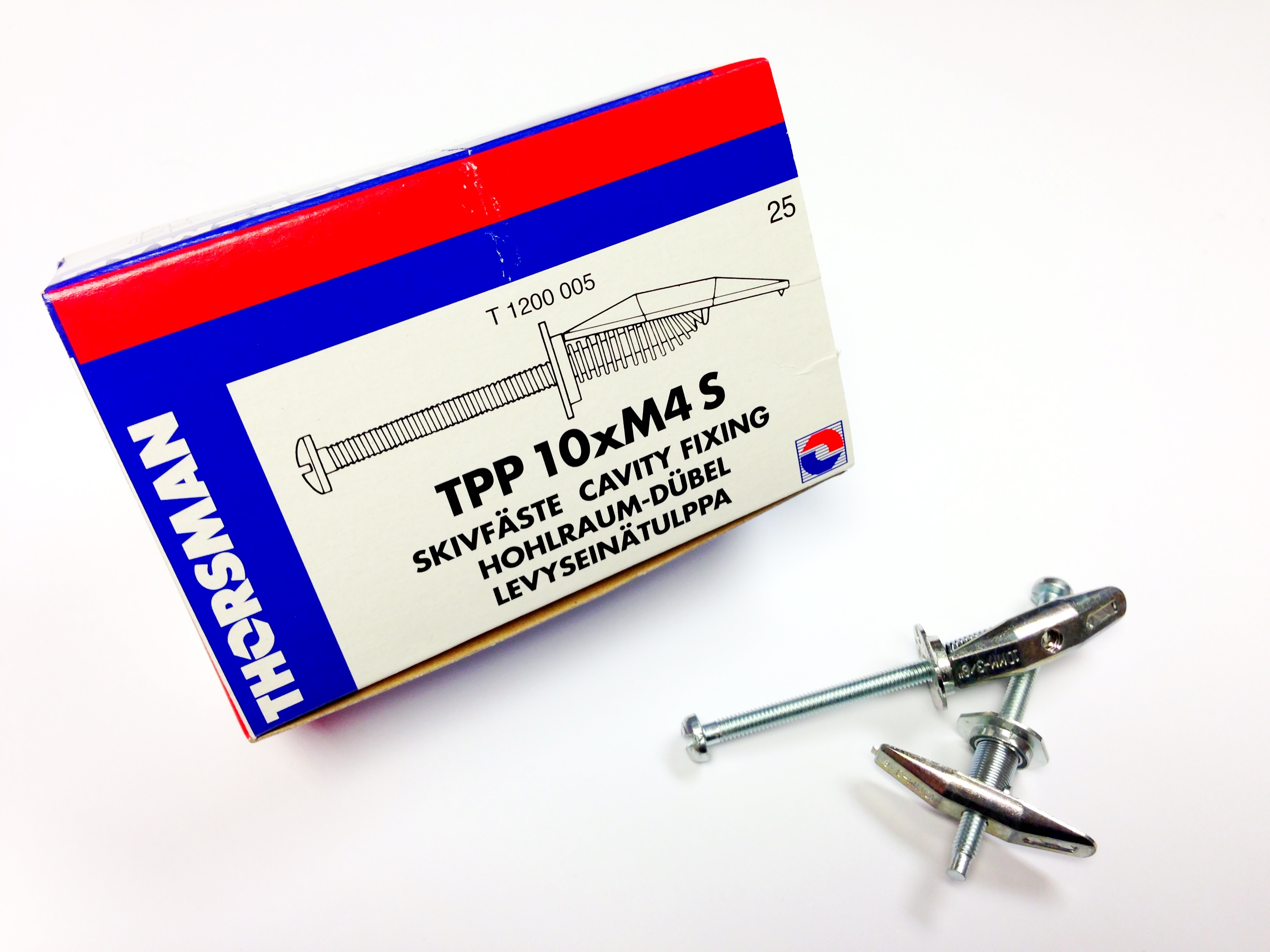 THORSMAN TPP10xM4S PLATTIPUG Cavity Fixing (M4 Screw) 