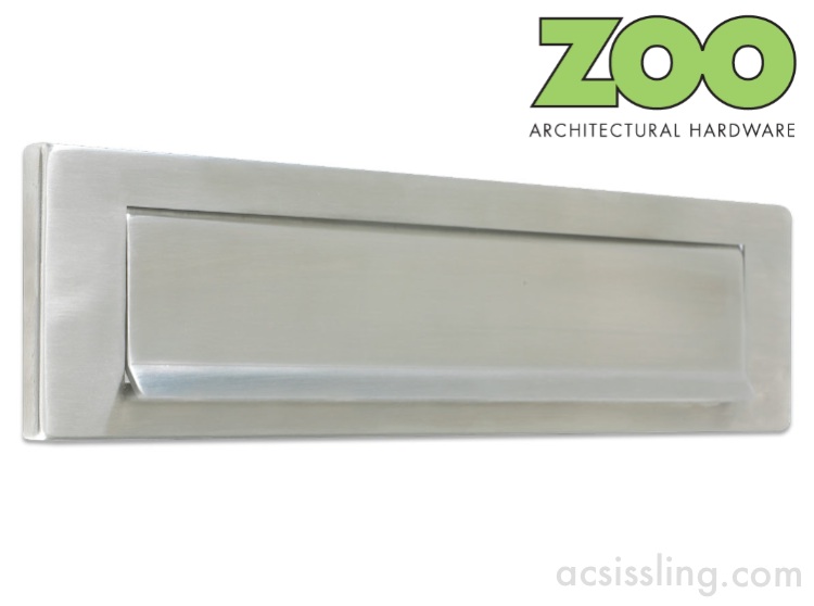 Zoo ZAS37 Stainless Steel Letter Plate  