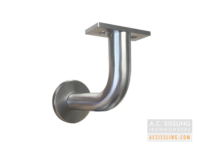 Zoo ZAS45 Handrail Bracket 70mm Concealed Rose Stainless Steel 