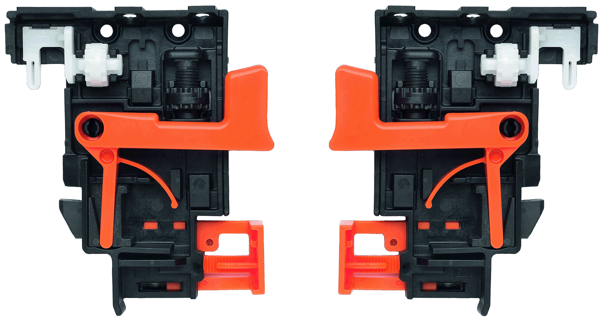 Salice 3-D DeLuxe 3-Way Futura Front Fixing Clips 