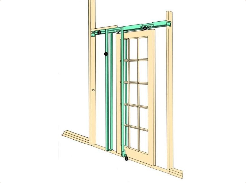 Coburn HIDEAWAY Pocket Sliding Door Kits 56kg Top Hung System 