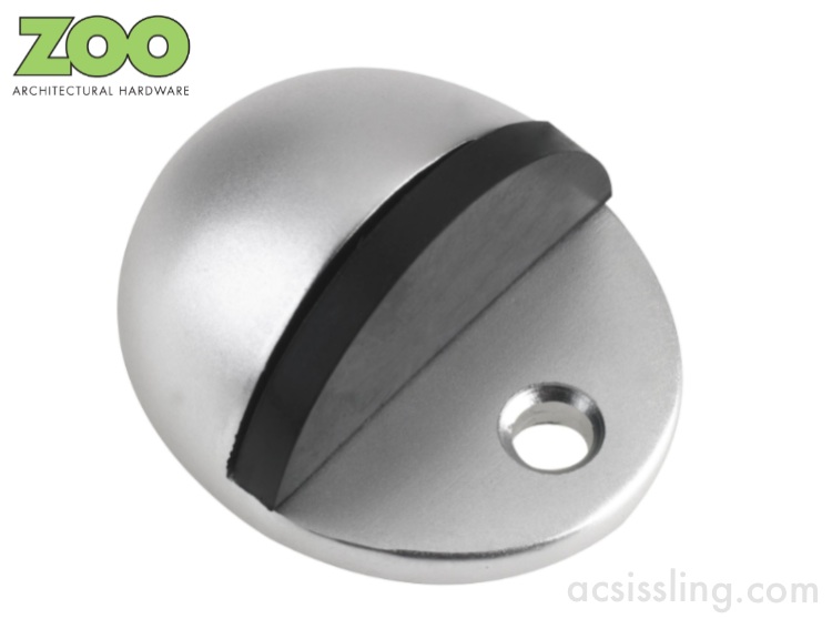 Zoo ZAA60 Aluminium Oval Floor Door Stop  