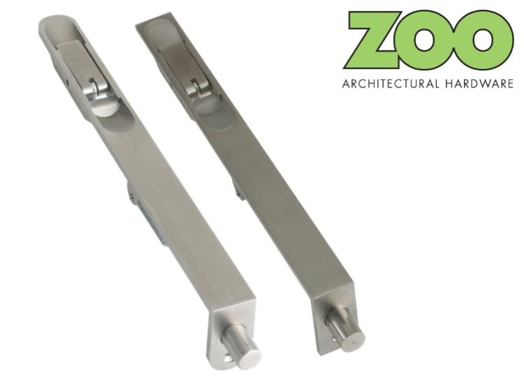 Zoo ZAS / ZASR Series Stainless Lever Action Flush Bolts 