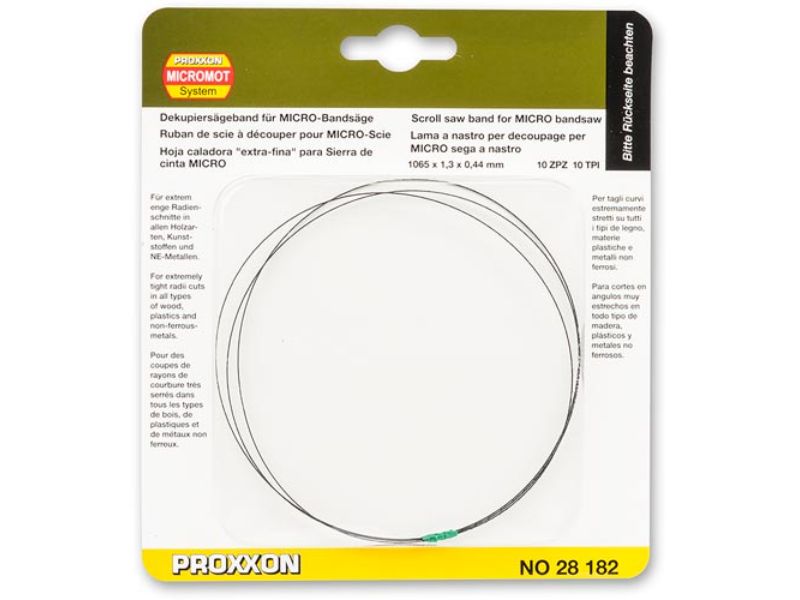 Proxxon Scroll Bandsaw Blade1.3mm  for MBS 240/E  105037 / 28182 