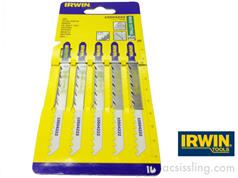 IRWIN HCS Jigsaw Blades Ref T101D Wood Cutting 6TPI 100mm Side Ground