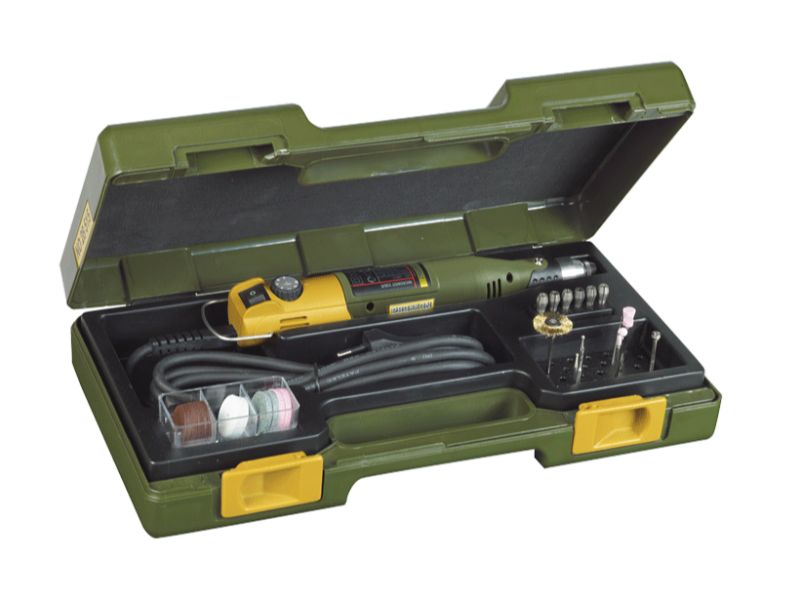 Proxxon MICROMOT 230/E Slimline Mill/ Drill Cased Set with 34 Bits & Cutters 230v    107275 / 28430