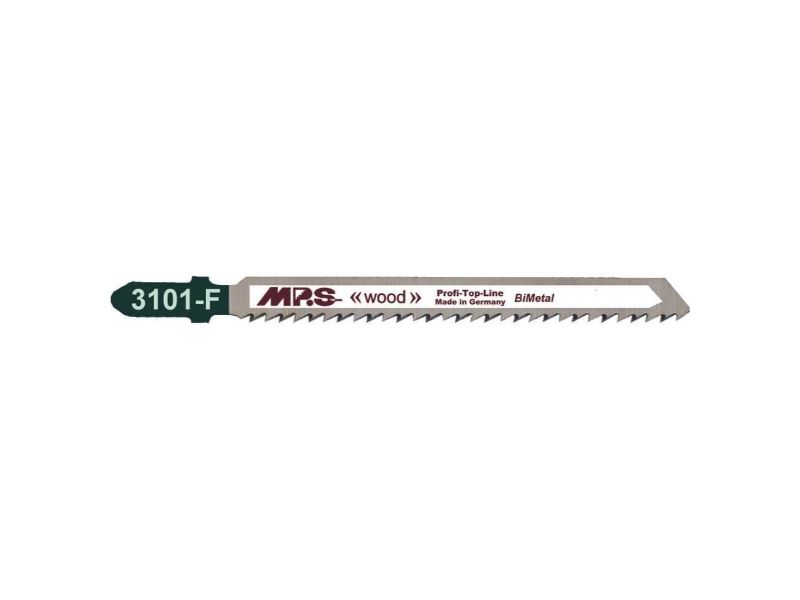 MPS 3101-F Jigsaw Blades BiM Ref T101BF Wood / High Pressure Laminate 10TPI 75mm Up-Cutting