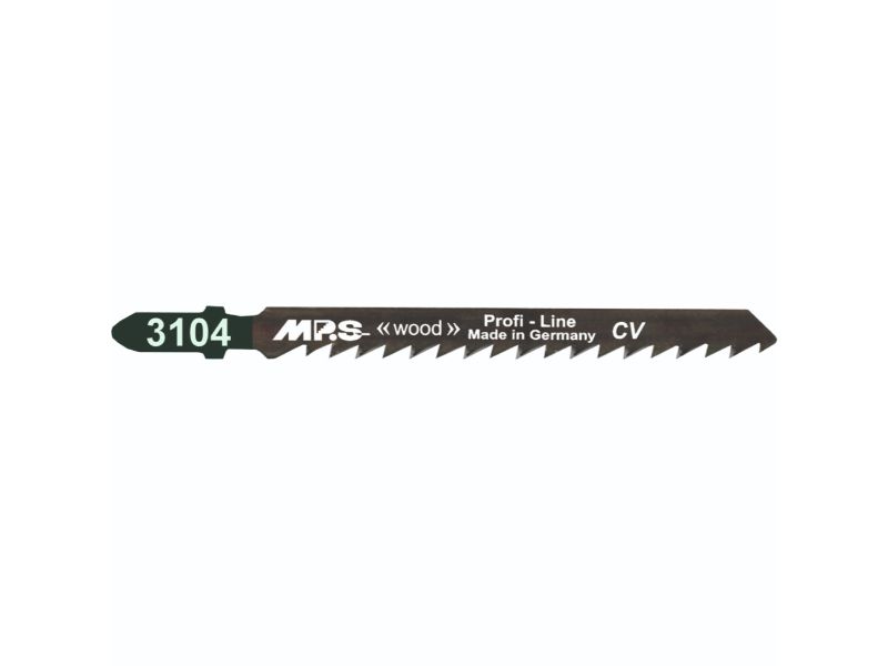 MPS 3104 Jigsaw Blades Ref T144D Wood Cutting 6TPI 75mm Standard Straight 