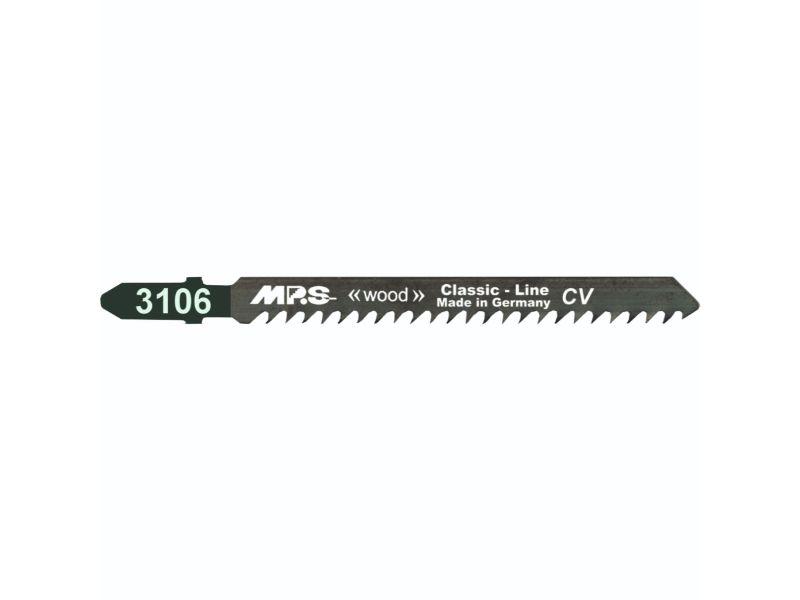 MPS 3106 Jigsaw Blades Ref T111C Wood Cutting 6TPI 75mm Straight Rough Cut 