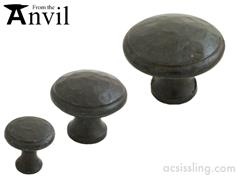 From The Anvil Beaten Cupboard Knob WAX 33196  33197  33198 