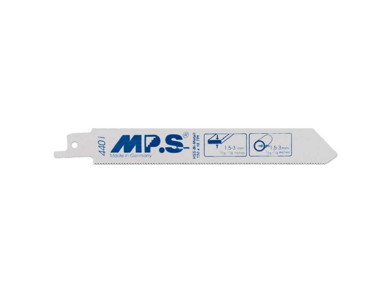 MPS 4401 Reciprocating Blades for METAL BiMetal 18TPI 150mm 