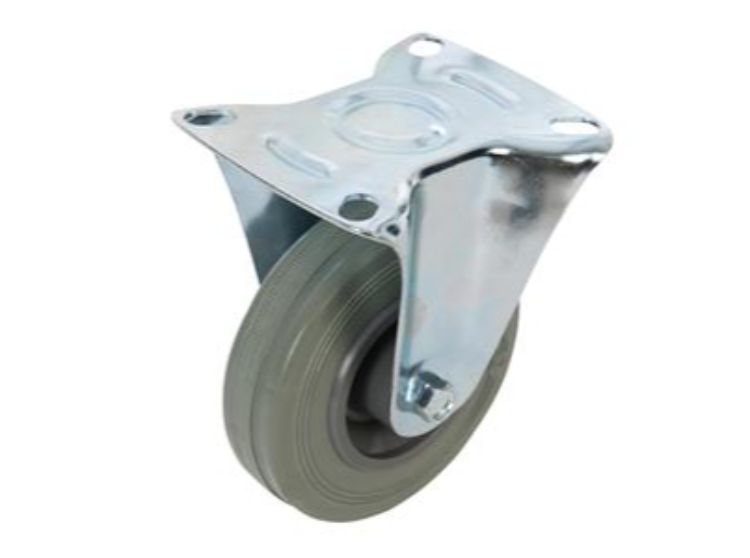 FIXMAN Economy Rubber-Tyred FIXED Castors 