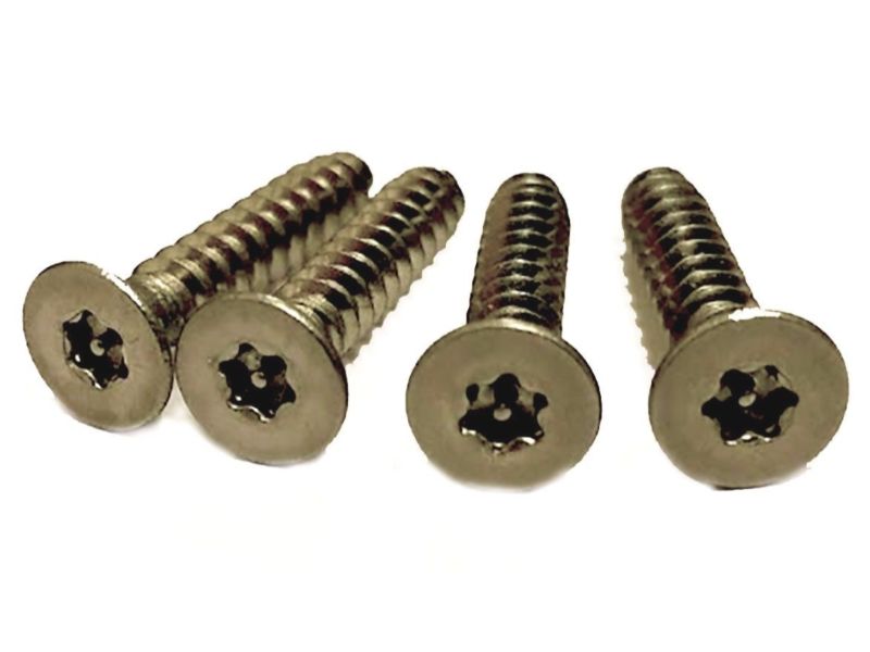 Pin TORX Head Countersunk Security Screws - Stainless Steel 