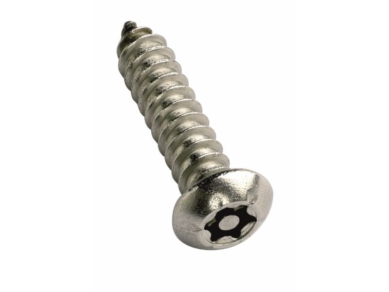 Pin TORX Button Head Security Screws - Stainless Steel 