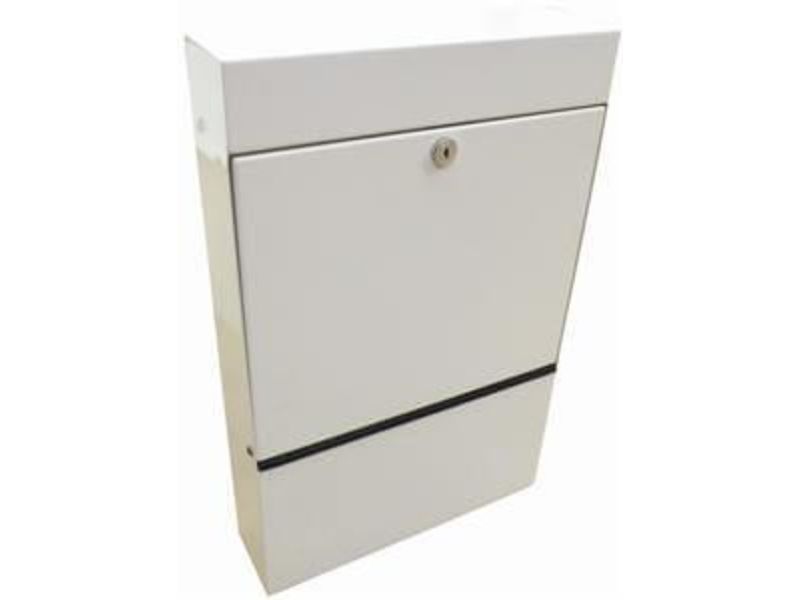 SLIMLINE Anti-Arson Mailbox White  