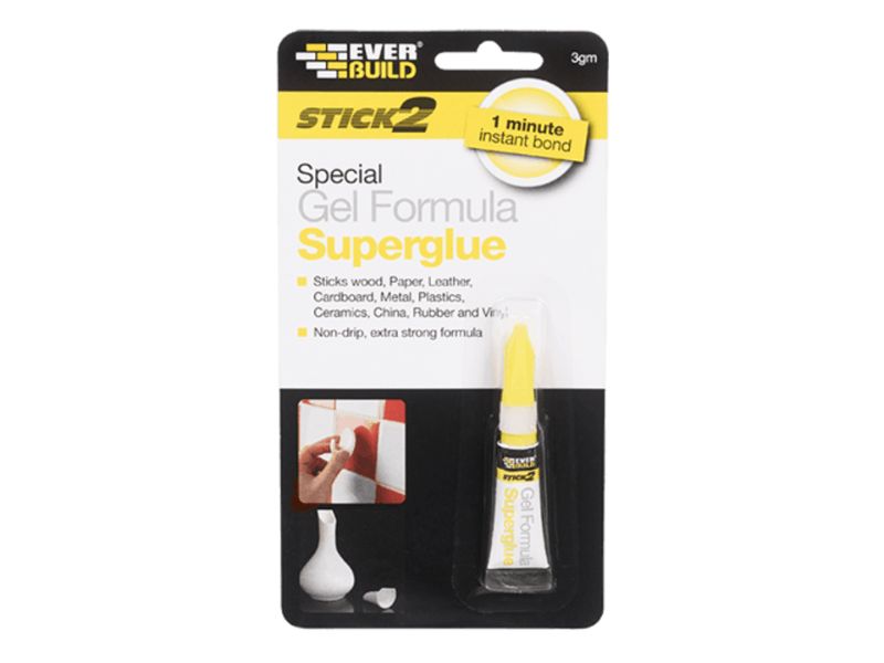 STICK2 Super Glue GEL 3gm Tube  