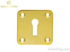 Carlisle AA* Square Escutcheons 51mm PB AA4 / AA5 / AA6 