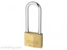 ABUS 65 Series LONG Shackle Brass Padlocks  