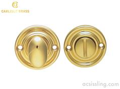 Carlisle AQ133 Queen Anne Reeded Oval Thumbturn & Release 