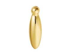 CARLISLE AQ45 Pear Drop Covered Escutcheon 59mm Top to Toe 