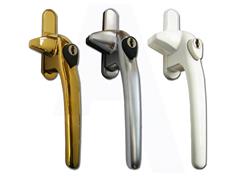 Schlosser ADJUSTABLE Offset Cockspur Locking Window Handles (9-21mm) 