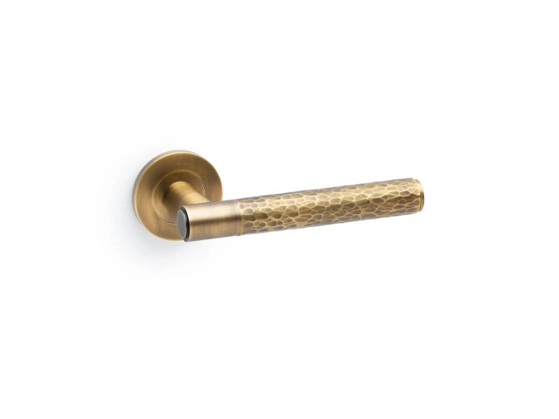 Alexander & Wilks AW223 Spitfire Hammered Lever on Round Rose 