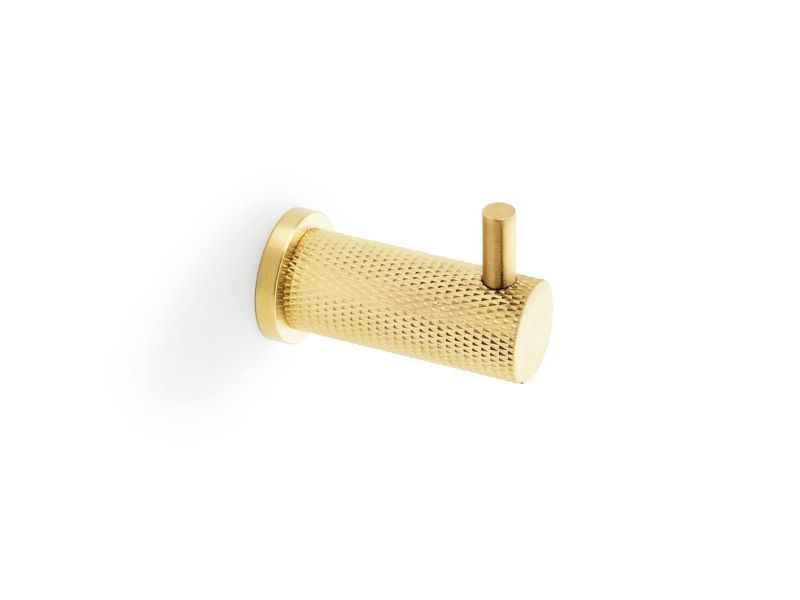 Alexander and Wilks Brunel Knurled Coat Hook 