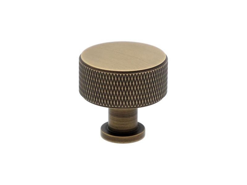 Alexander and Wilks Lucia Knurled Cabinet Knob 