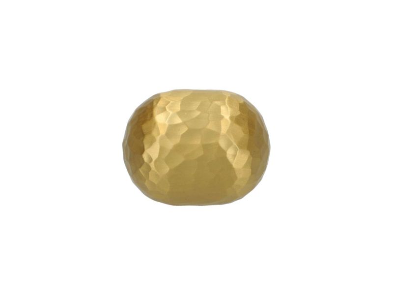 Alexander & Wilks AW824 Patrice Hammered Horizontal Oval Cupboard Knob 