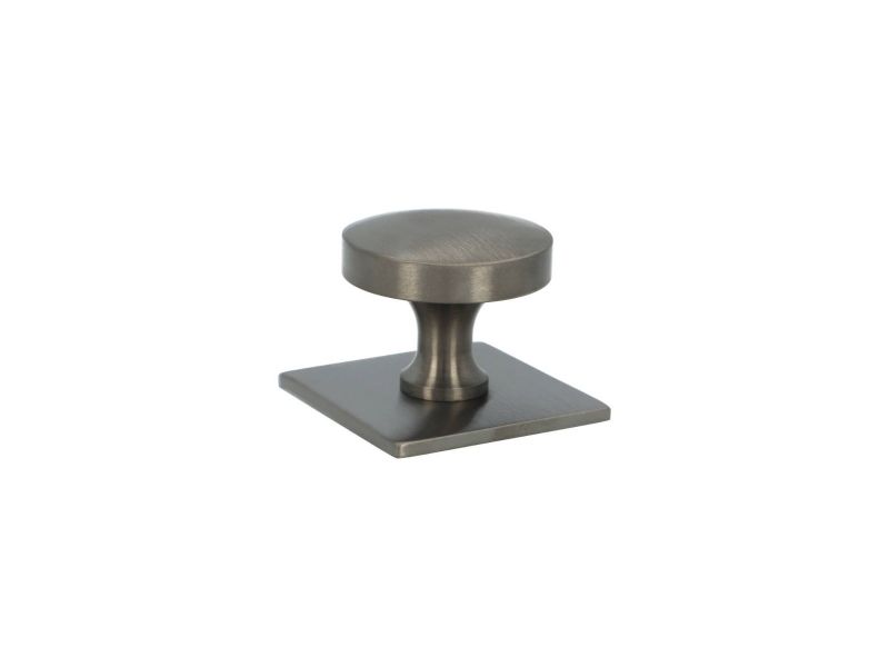 Alexander & Wilks - Bullion AW835 Cupboard Knob on Square Plate 