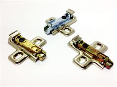 SALICE BAV3 Steel Clip-On Mount Plates DOMI Snap-On System