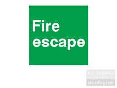 Fire Escape Signs  
