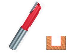 Freud Double Flute Carbide Tipped Straight Router Bits - 1/4" Shank (Larger Diameters - 7.2mm to 25.4mm)