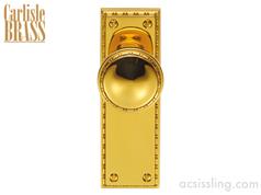 Delamain DL27*SP Series 'Sausage & Pea' Knobs on Rectangular Backplates DL273SP / DL274SP / DL275SP