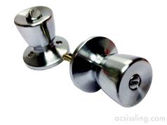 ERA 166 Entrance Knob Sets with Integral Adjustable Latches 60/70mm 