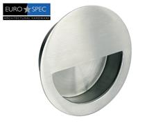 Eurospec FPH1004 Series Stainless Halfmoon Circular Flush Pulls 