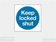 Keep Locked Shut  