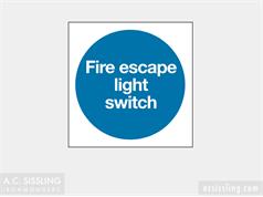 Fire Escape Light Switch  