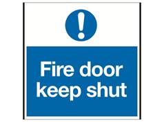 Fire Door Keep Shut Exclamation Mark  