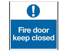 Fire Door Keep Closed Exclamation Mark  