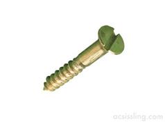 Brass Screws Countersunk Slotted