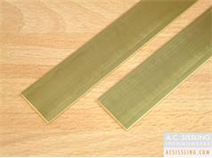 Albion Alloys BS Metric Flat Brass Strip 305mm Lengths 