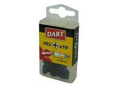 DART Single Impact Driver Bits 25mm & 50mm Phillips - Pozi - Torx