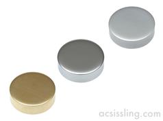 F19 19mm Internally Threaded Disc Coverhead Caps (Mirror Screws) 