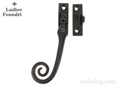 Ludlow Foundries LF1006 Locking Casement Fastener Black Antique 